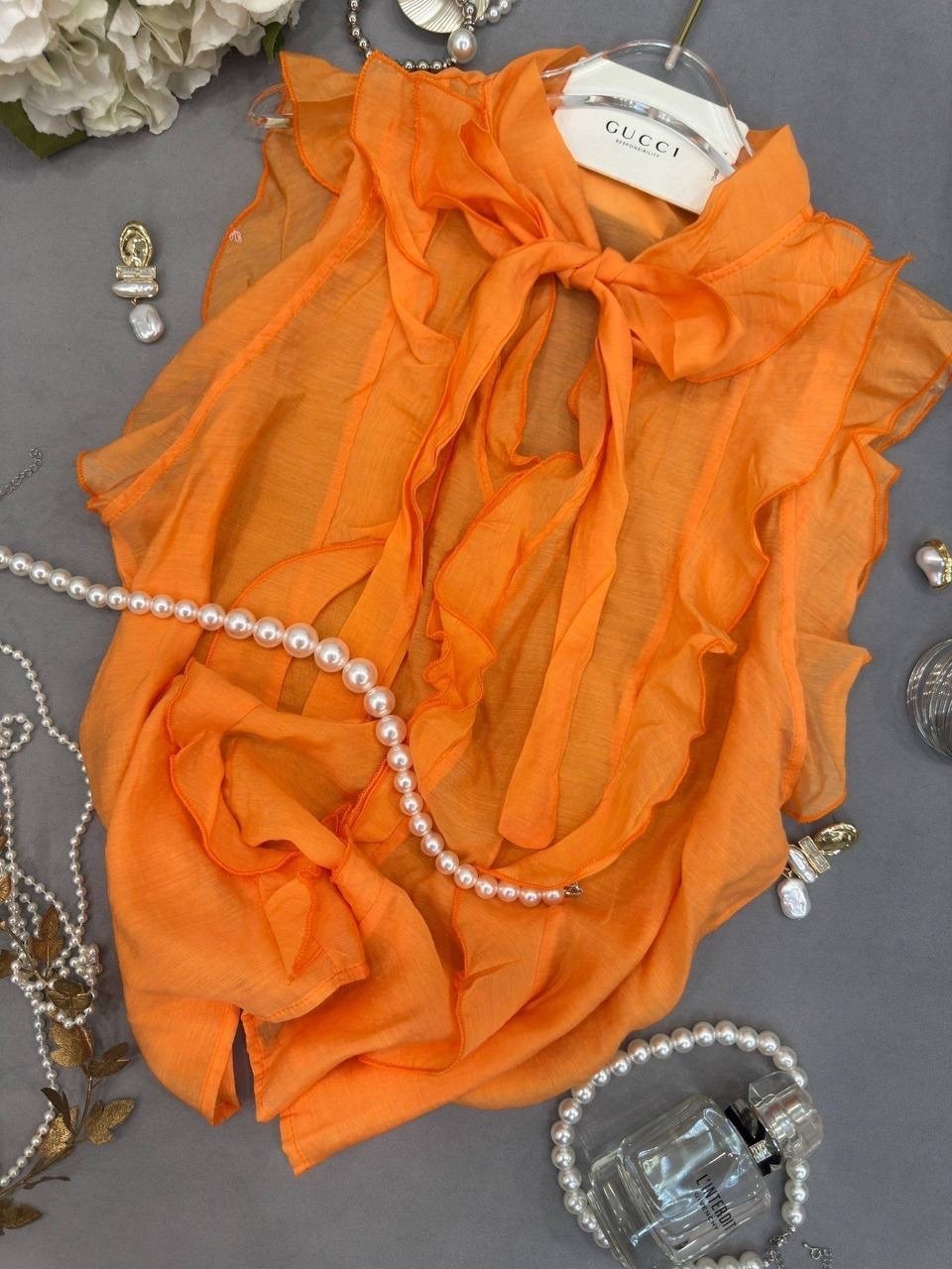 блузка с оборками,блуза,нарядная блуза,оливковая блузка,женская блузка рюшами