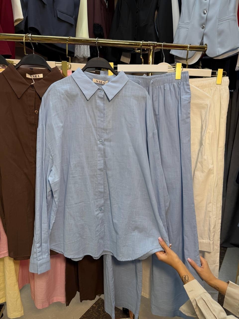 рубашка бежевая,,костюм женский,рубашка хлопок,костюм белый