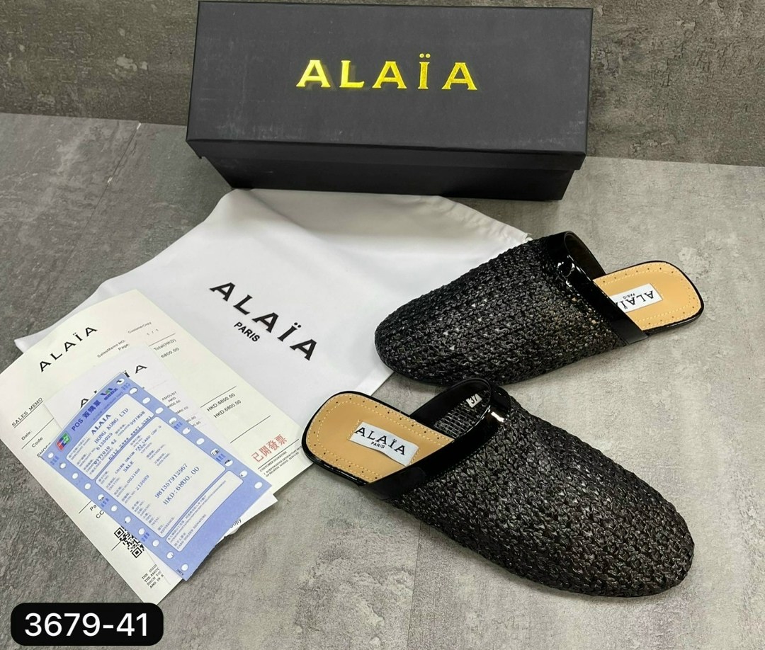,мюли alaia,мюли женские,alaia ,шлепанцы летние женские