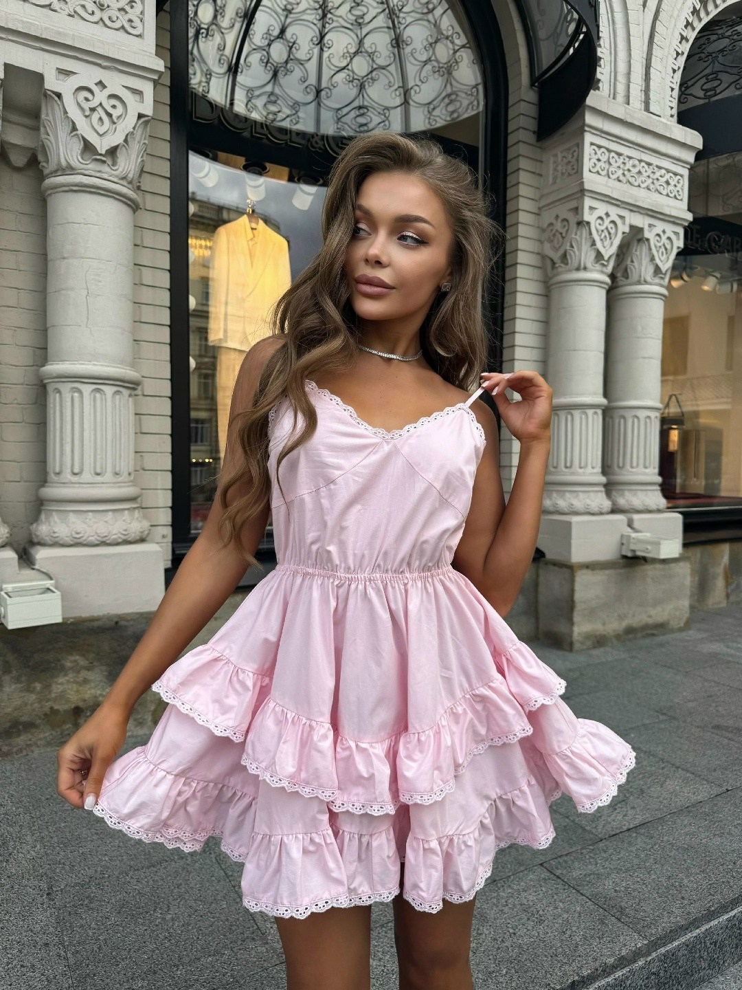 платье летнее,розовое платье,нарядное платье,модное платье,платье с рюшами