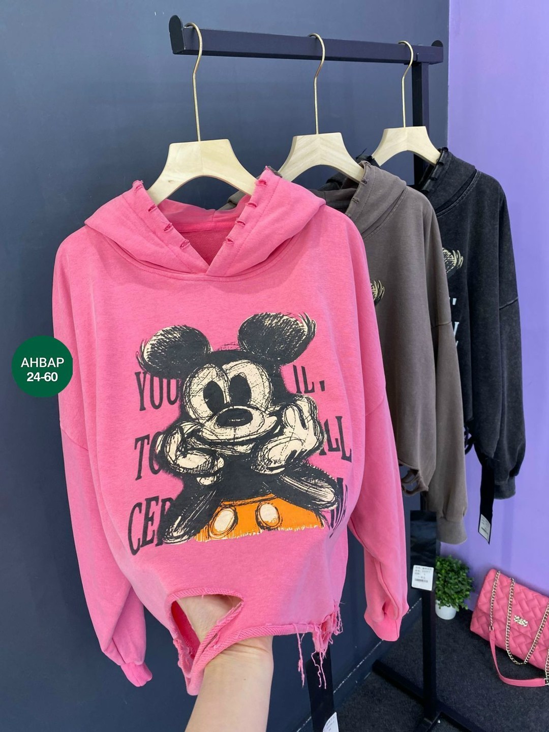 кофта варенка оверсайз с принтом микки маусом,толстовка кофта,женская кофта,детская кофта,кофта