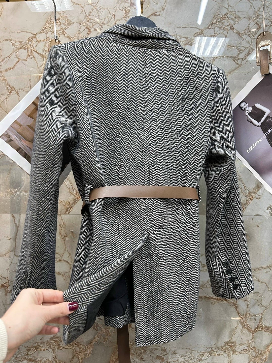 жакет,жакет с поясом,женский жакет,бурда твидовый жакет,женский пиджак