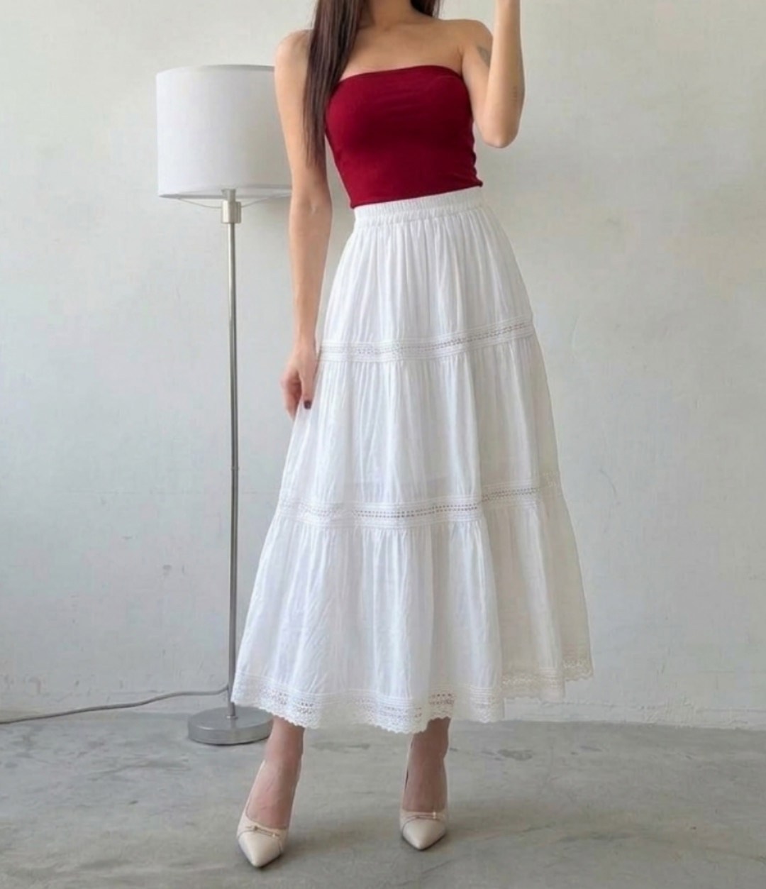 юбка,юбка с оборками,юбка женская,длинная юбка,кружевная юбка