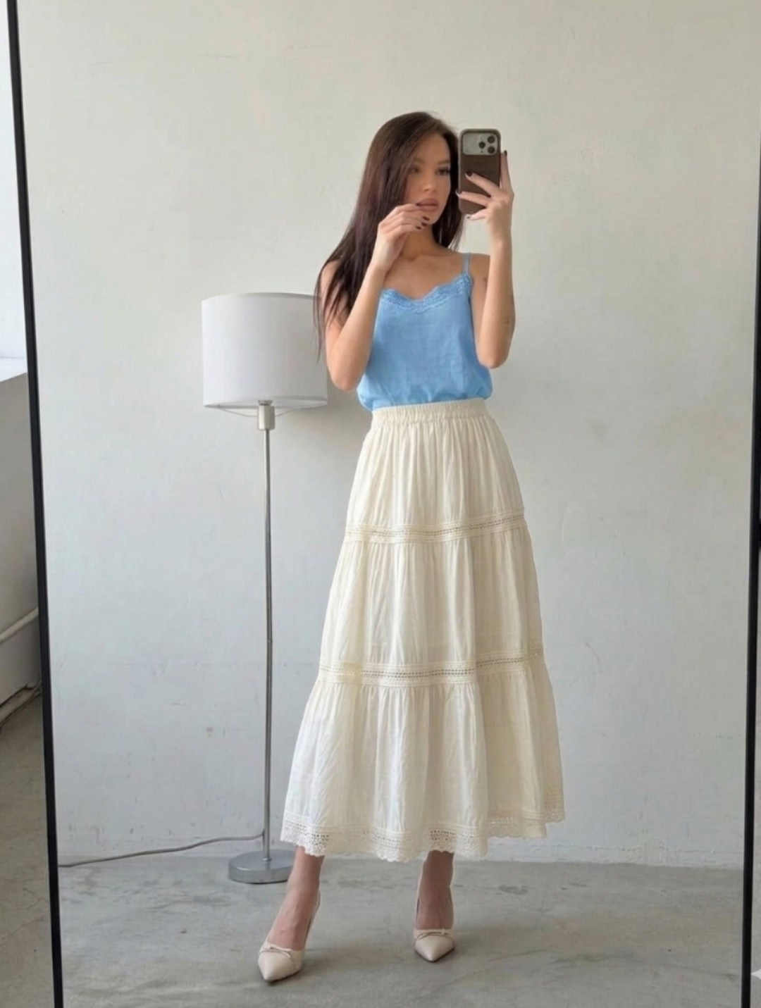 юбка,юбка с оборками,юбка женская,длинная юбка,кружевная юбка