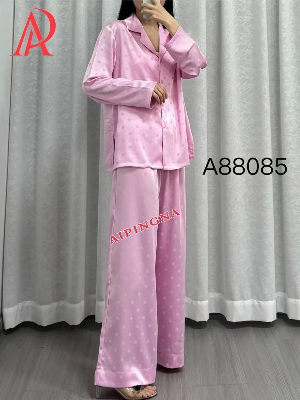 пижама женская,пижама со штанами шелковая mi luna 321779519,женский пижамный комплект,пижама шелковое,пижама для женщин с