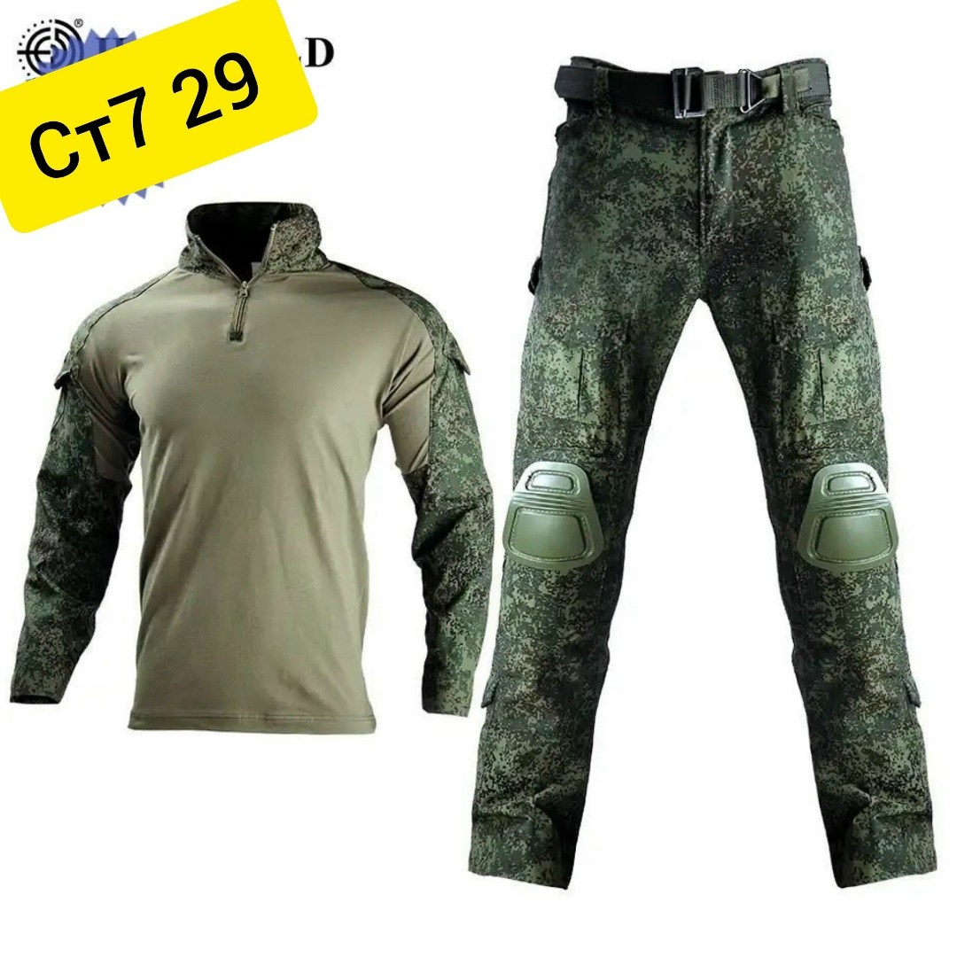 тактический костюм с наколенниками и налокотниками,тактический боевой костюм,тактические костюмы,камуфляжный тактический костюм,тактическая форма