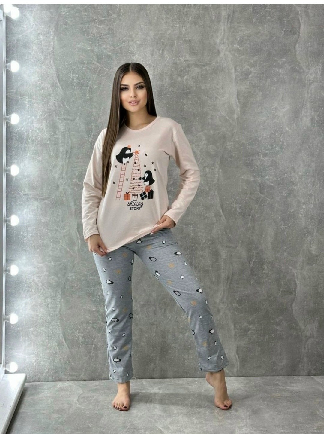 женская пижама,сейлан пижамы,теплая пижама,пижама комплект,пижама с штанами