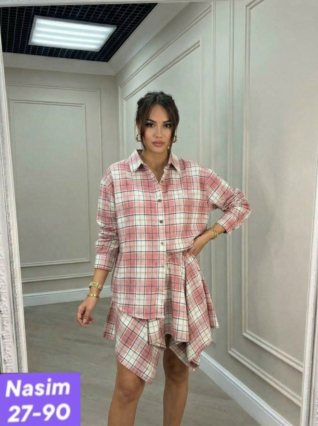 костюм с юбкой и рубашкой,костюм с юбкой в клетку,костюм женский с юбкой,костюм в клетку,женский костюм