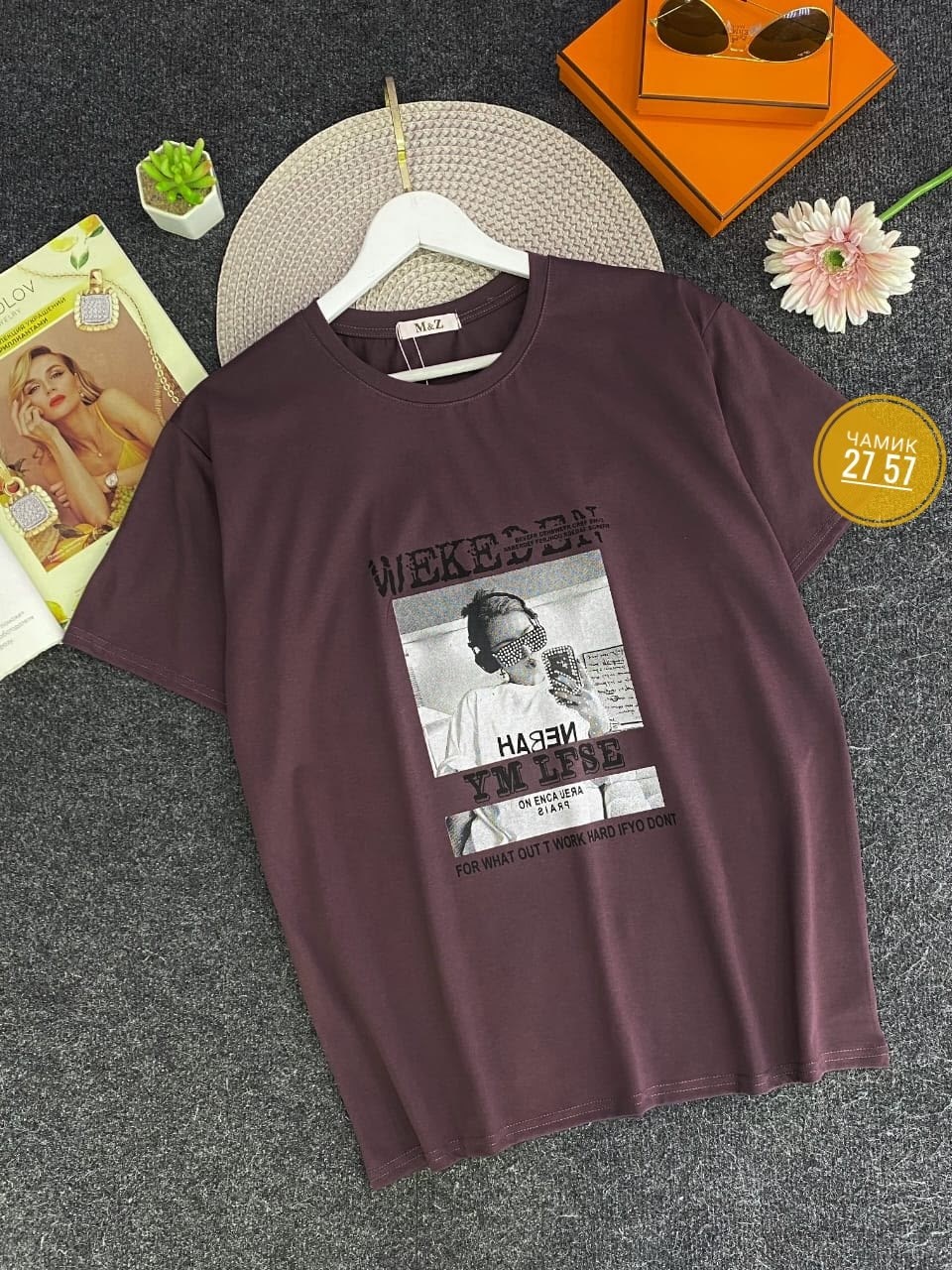 футболка,футболки женская,футболка с принтом,футболка мужской,футболка коричневая