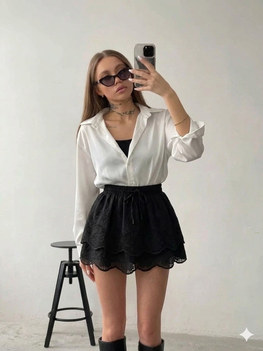 юбка с оборками,юбка с рюшами,короткая юбка в рубчик с рюшами,юбка,кружевная юбка