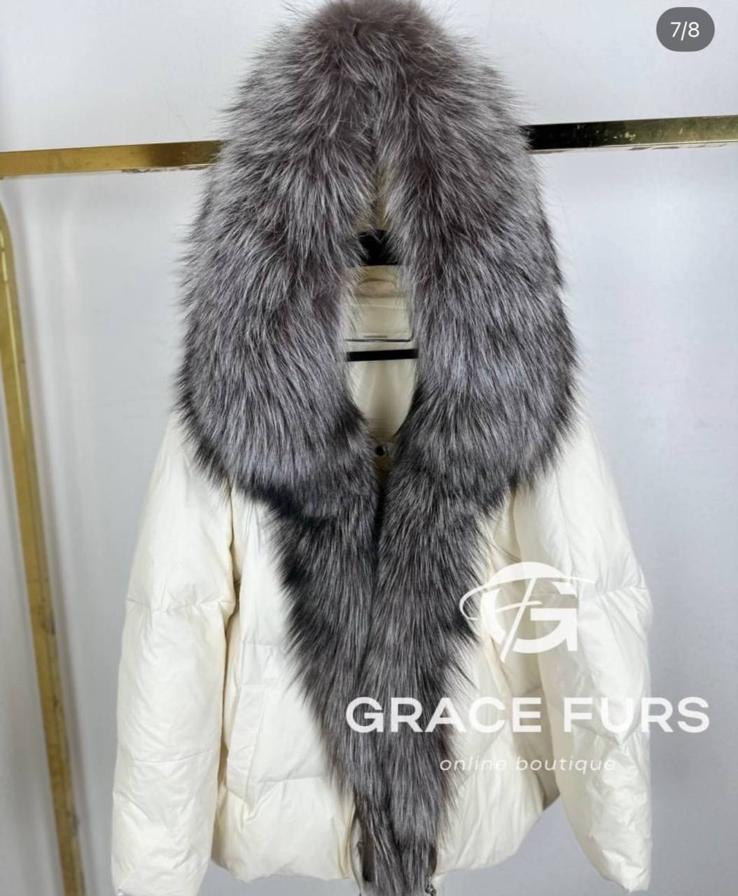 пуховик женский мех фиолетовый пух,куртка - пуховик с мехом чернобурки city furs цвет фиолетовый,пуховик зимний женский,пуховик фиолетовый оверсайз с чернобуркой,пуховик женский мех натуральный