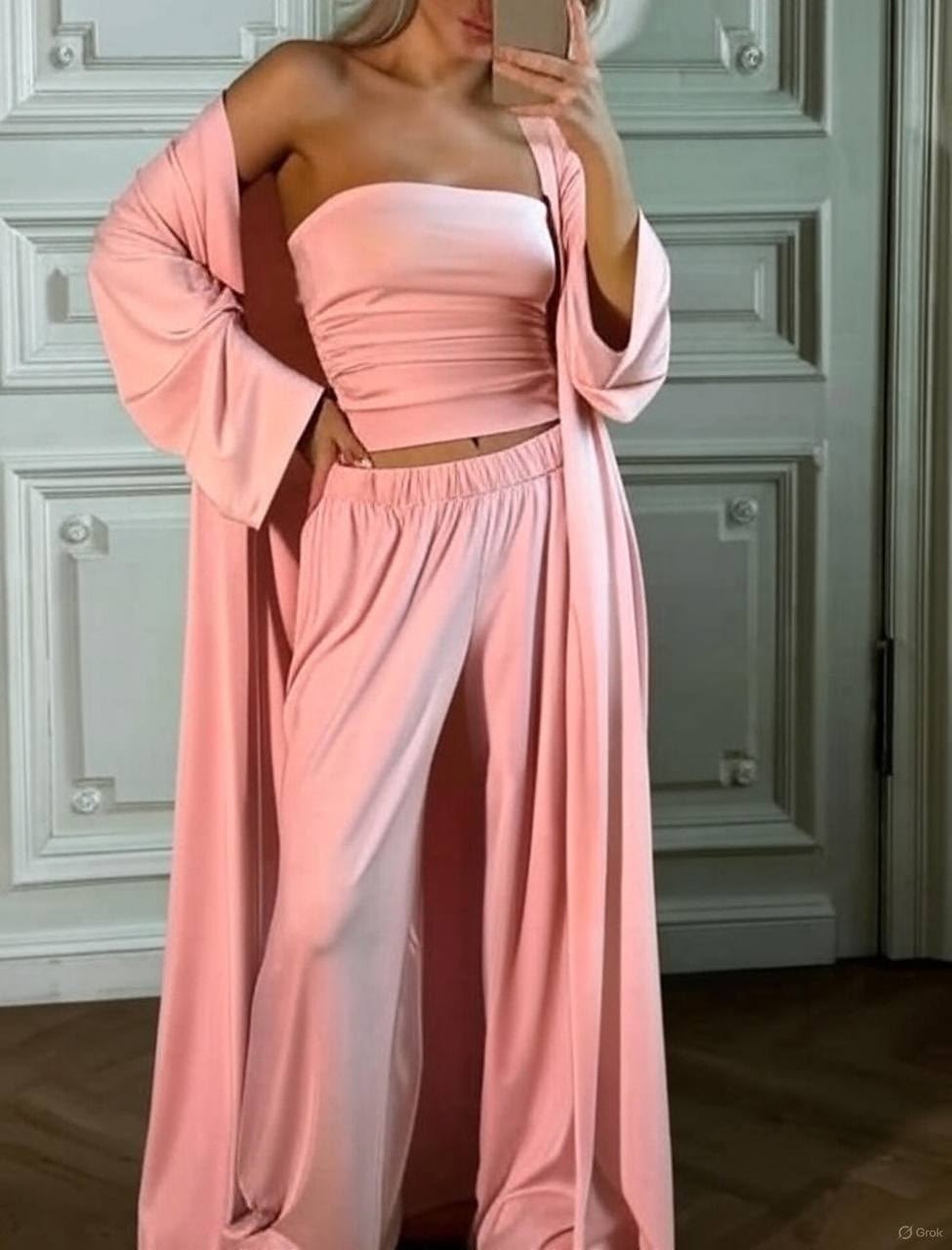 брючный костюм,костюм тройка (кардиган + топ + брюки) цвет черный,костюм тройка (кардиган + топ + брюки),,женский костюм