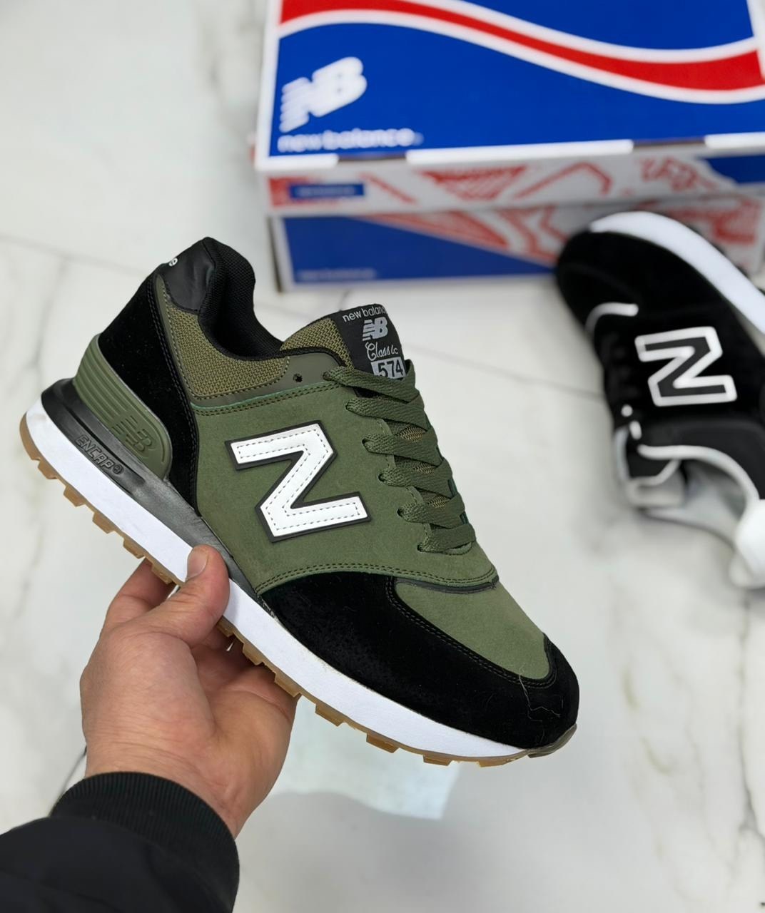 кроссовки new balance 574,нью бэланс 574 зеленые,зимние кроссовки new balance 574 mid,кроссовки new balance,мужские кроссовки new balance