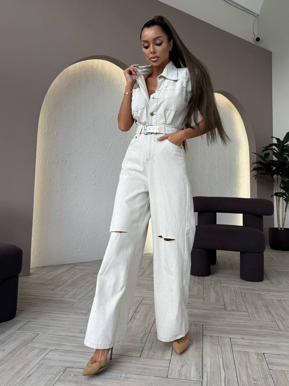 комбинезон джинсовый,женский джинсовый комбинезон,женские комбинезоны,белый комбинезон,элегантные комбинезоны