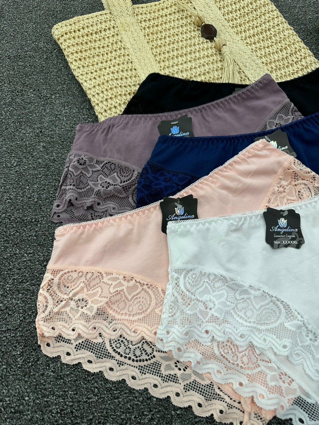 трусы женские набор хлопок слипы с кружевами 5 шт planet of underwear,трусы женские 5 шт,женские трусы хлопок,трусы женские,трусы женские набор хлопок слипы с кружевами 5 шт