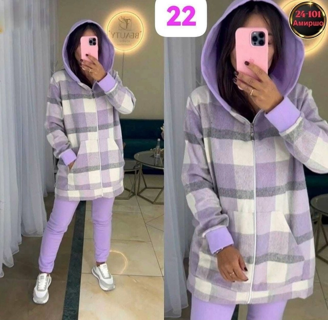 костюм женский,рубашка оверсайз теплая в клетку удлиненная amy store,женский костюм на флисе,костюм женский теплый,костюм женский тройка