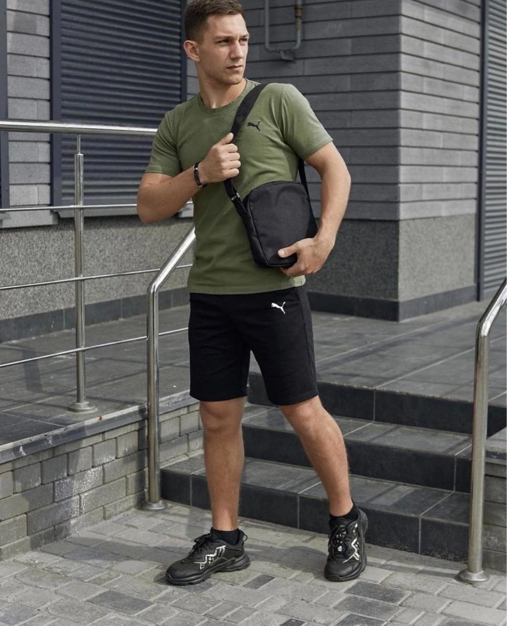 сумка пума мужская через плечо,сумка через плечо puma,спортивный барсетка пума,мужские спортивные шорты,сумка puma