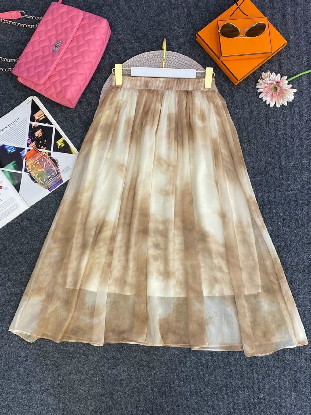 шифоновая юбка,юбка,шифоновая женская юбка,женская юбка,женская длинная юбка