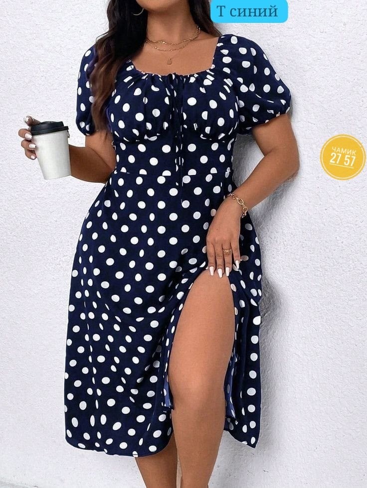 платье женское в горошек,женское платье в горох,платье туника,женские платья больших размеров,платья