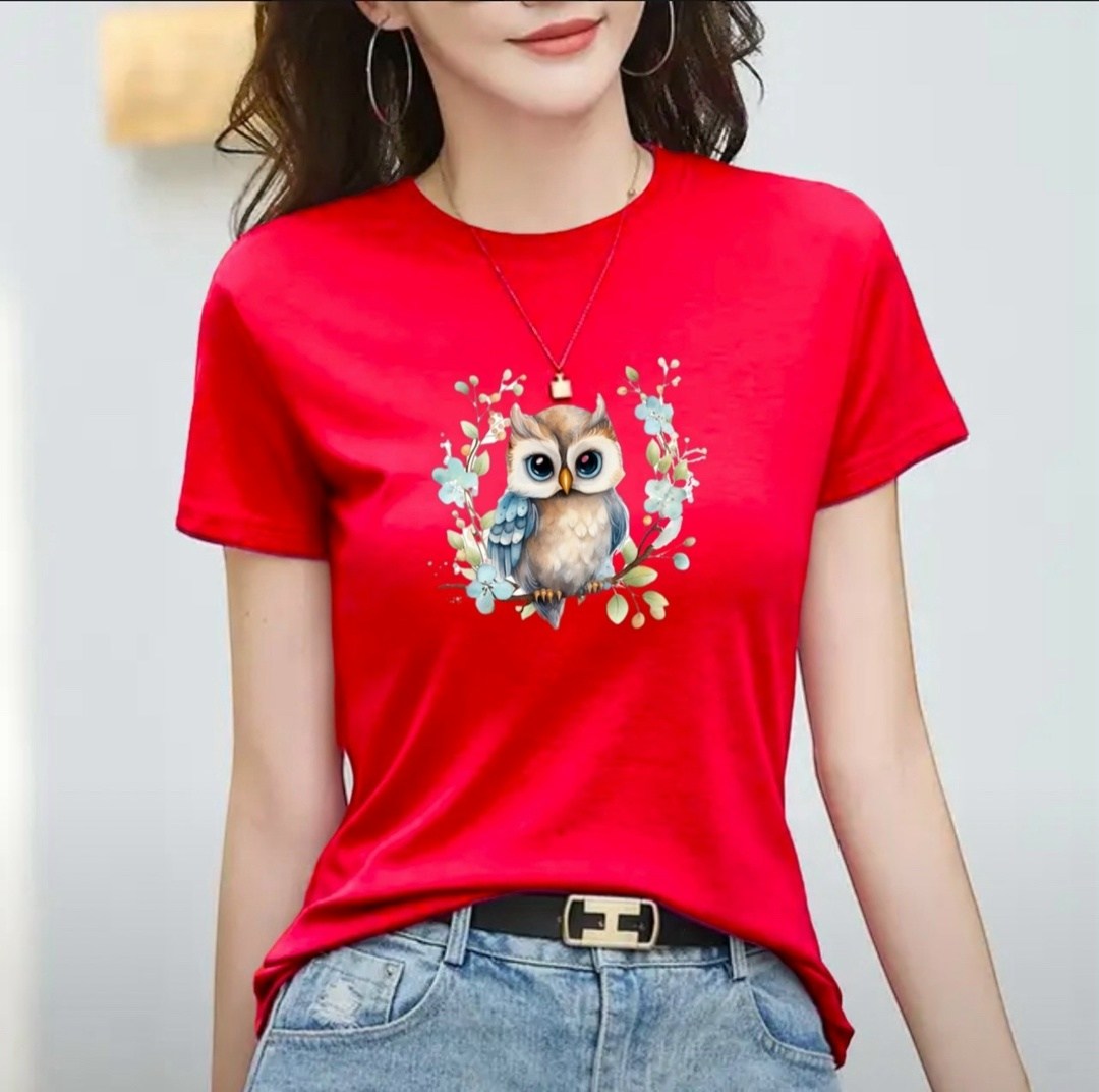футболки женская,футболки для женщин,красная футболка женская,футболки модные,футболка женская хлопковая с принтом