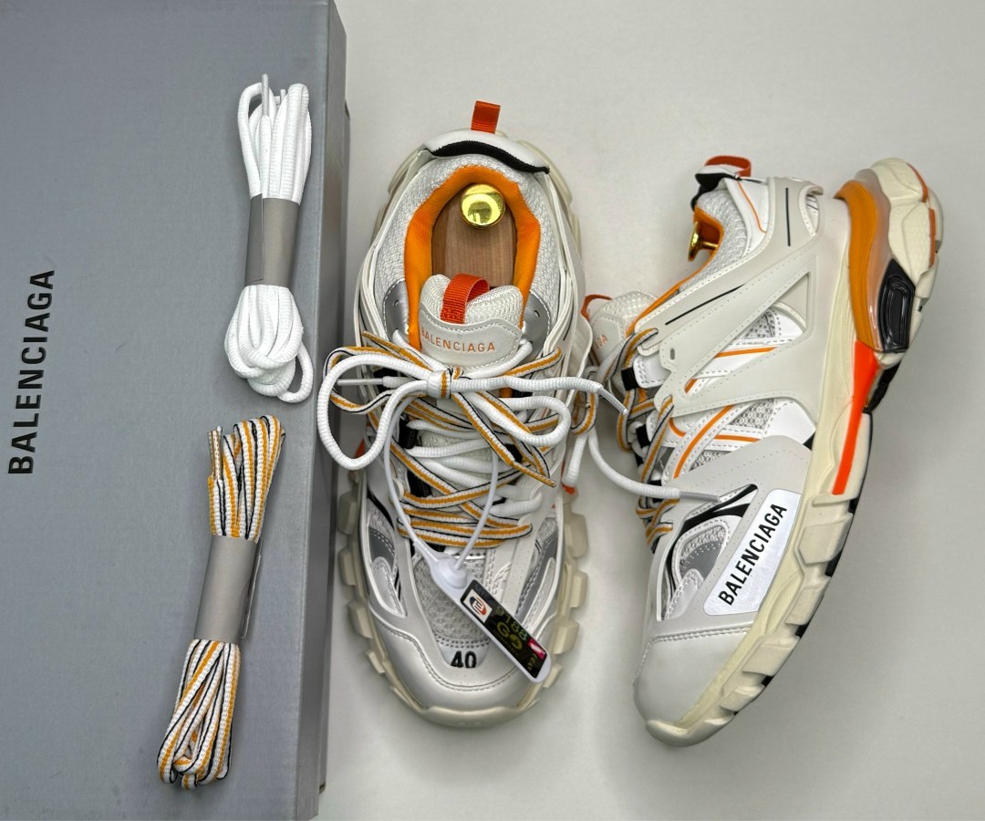 balenciaga track white orange,кроссовки balenciaga track,баленсиага трек кроссовки мужские,кроссовки balenciaga,balenciaga трек мужчин белый и оранжевый кроссовки