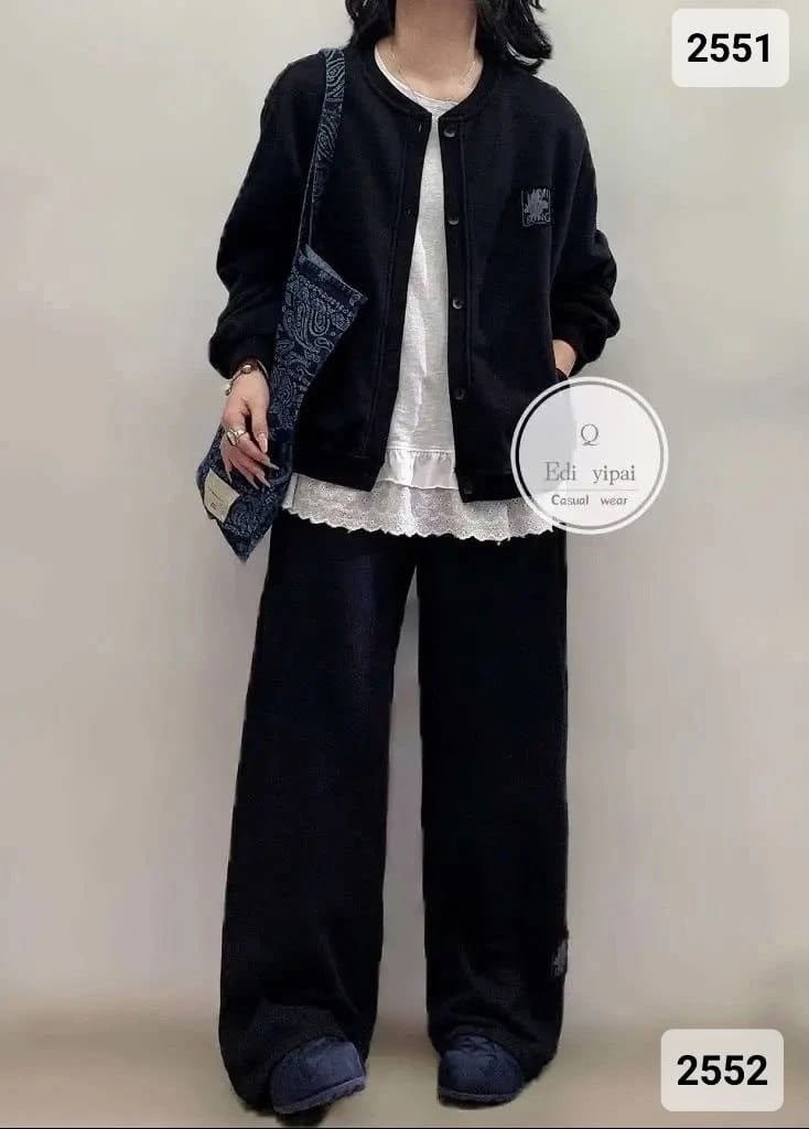 корейская мода,куртка бомбер,костюм теплый,костюм с брюками