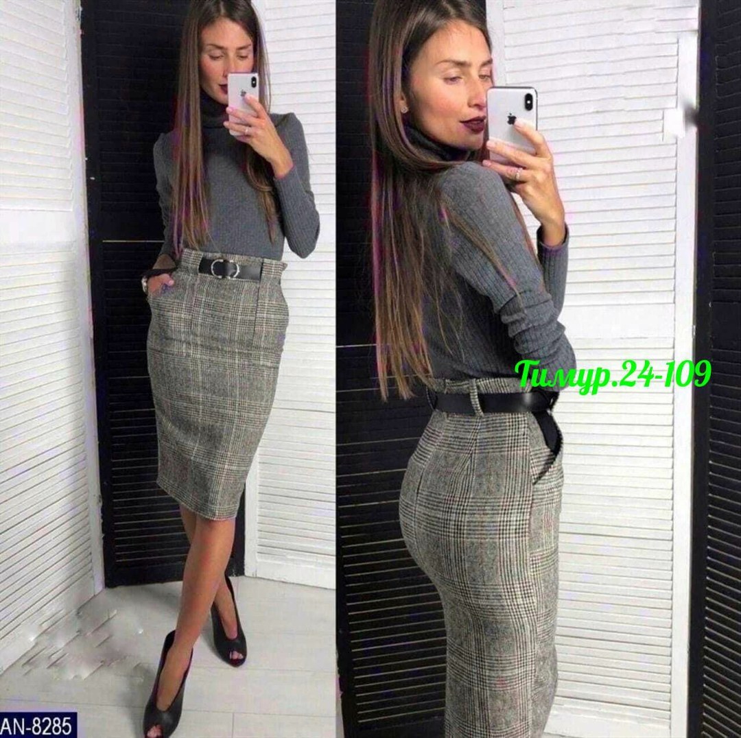 комплект юбка,теплая юбка,юбка,юбка серая,стильная юбка