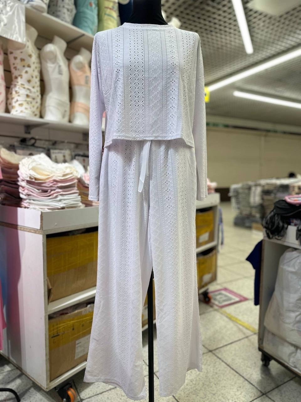 пижама для женщин,женская пижама,пижама женская комплект,пижама со штанами белая,пижама жeнская со штанами