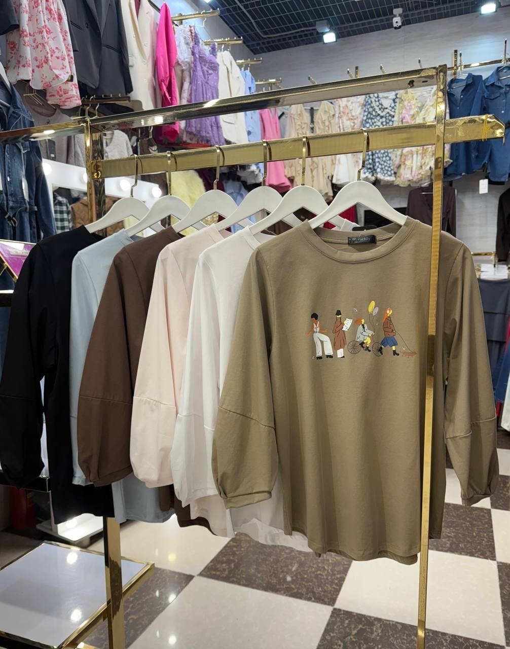 свитшот женская,футболка удлиненная туника оверсайз la brisa 253930077,кофта оверсайз,женская кофта,свитшот кофта