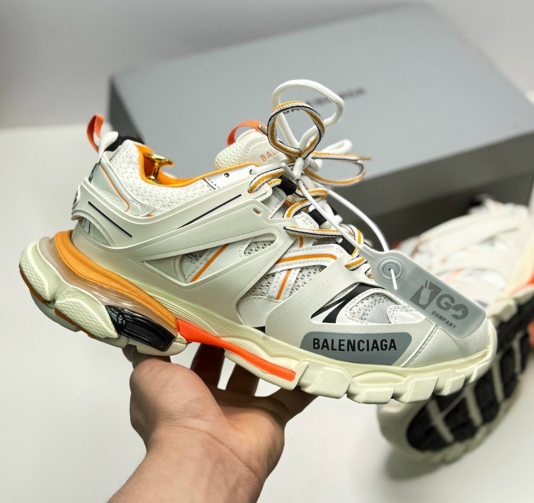 balenciaga track white orange,кроссовки balenciaga track,баленсиага трек кроссовки мужские,кроссовки balenciaga,balenciaga трек мужчин белый и оранжевый кроссовки