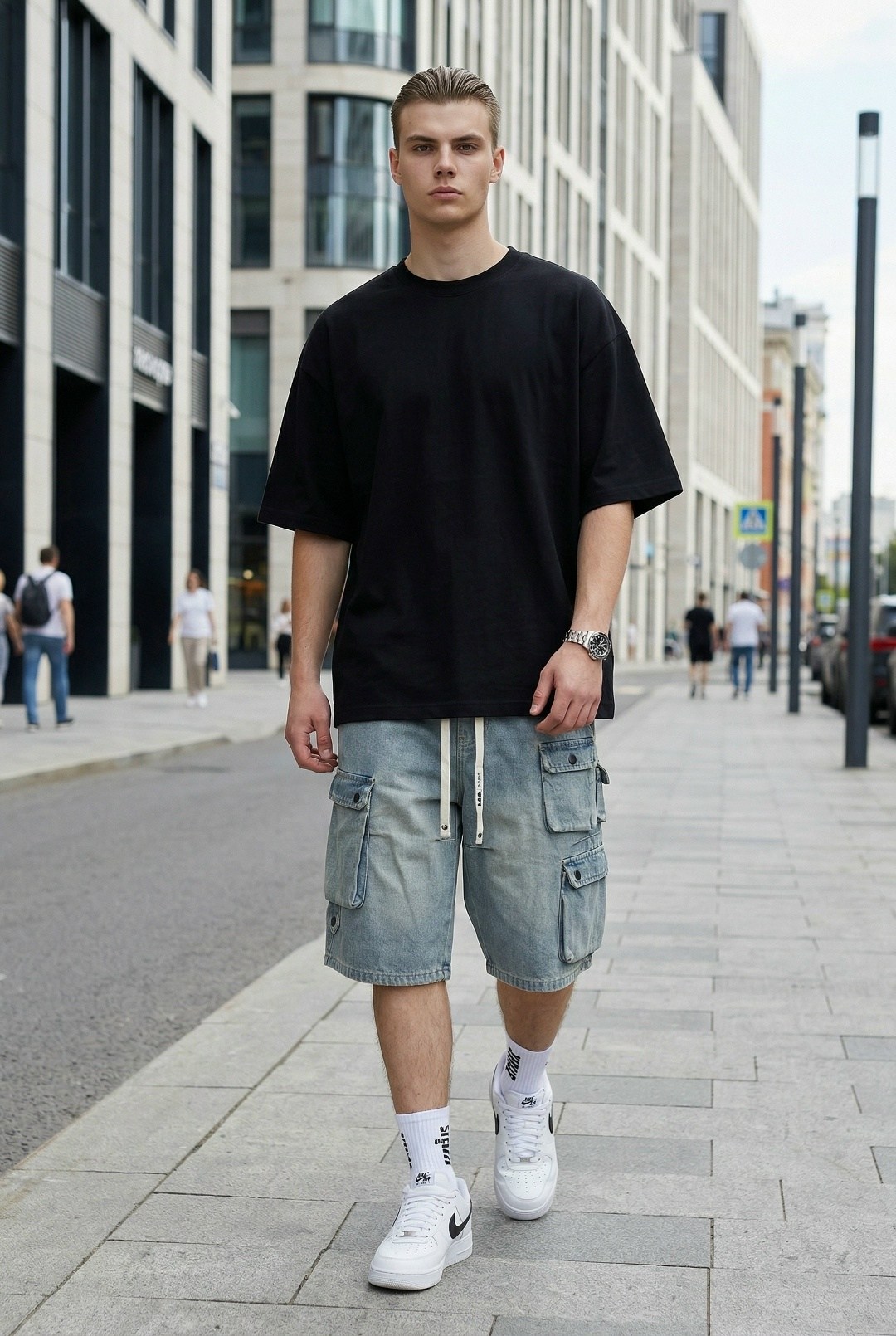 шорты мужские джинсовые,джинсовые шорты,джинсовые шорты карго,шорты мужские джинсовые с накладными карманами,шорты мужские