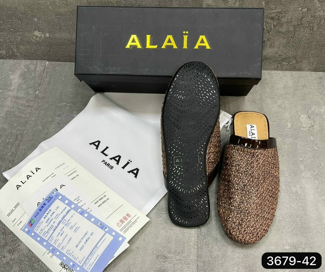 ,мюли alaia,мюли женские,alaia ,шлепанцы летние женские