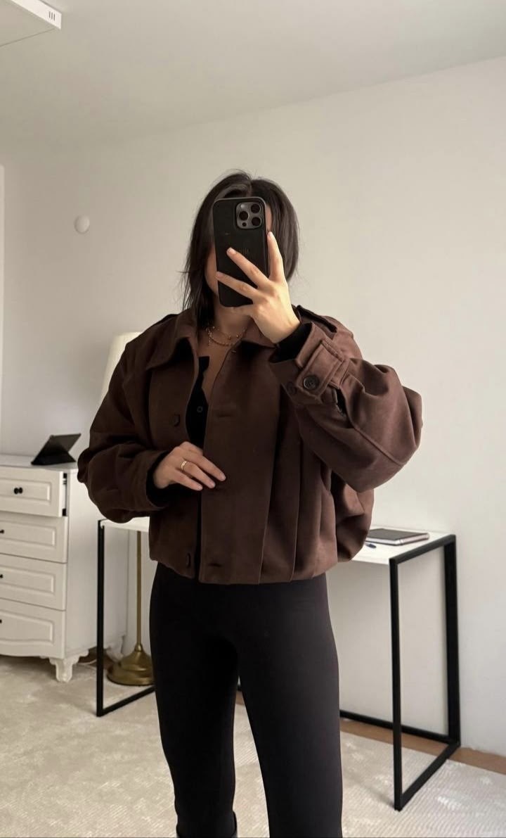 замшевая куртка,коричневая куртка,куртка оверсайз,куртка замшевая бомбер оверсайз,куртка свободного кроя