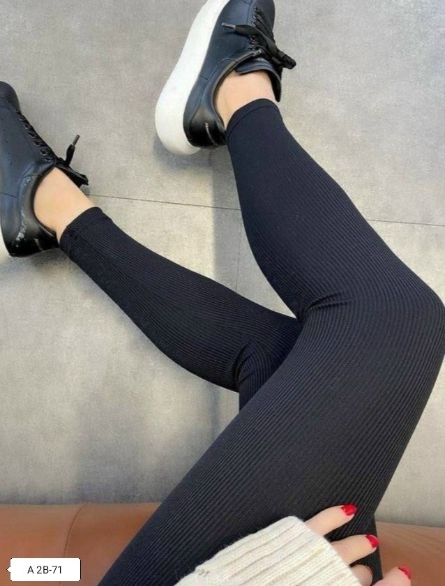 легинсы теплые с начесом черный рубчик 46-50 ru,лосины женские,женские легинсы,леггинсы женские,леггинсы в рубчик