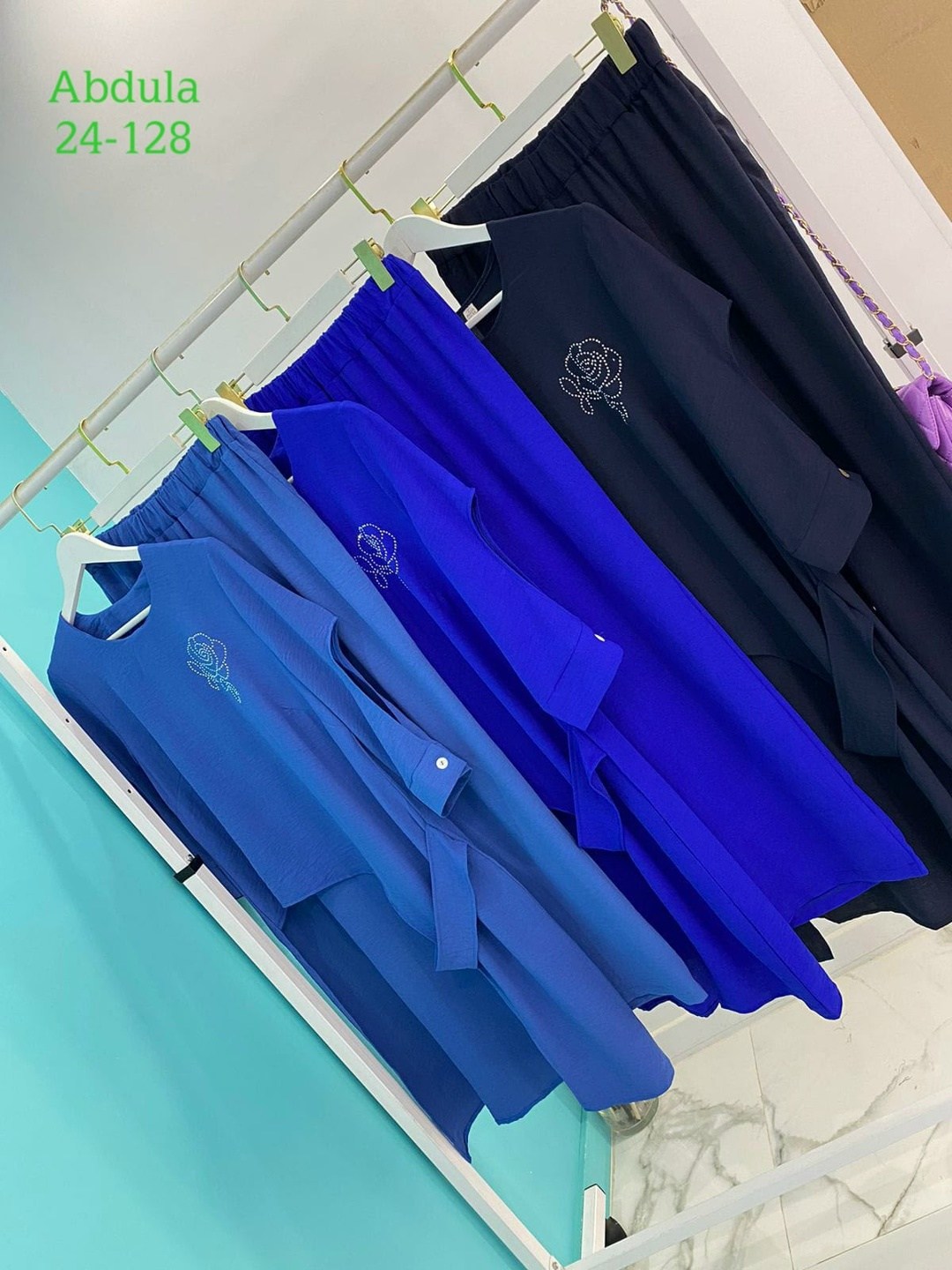 брючный костюм нинель шик 6051 синий двойка,брючный костюм нинель шик 6066 синий тройка,брючный костюм ninele арт: 6051,комплект брючный ninele 6051 синий,брючный комплект ninele 6066 василек