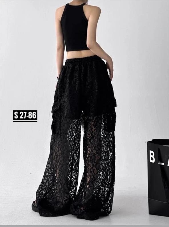 брюки с кружевом,кружевные брюки,ажурные брюки,брюки из кружева,кружевные штаны