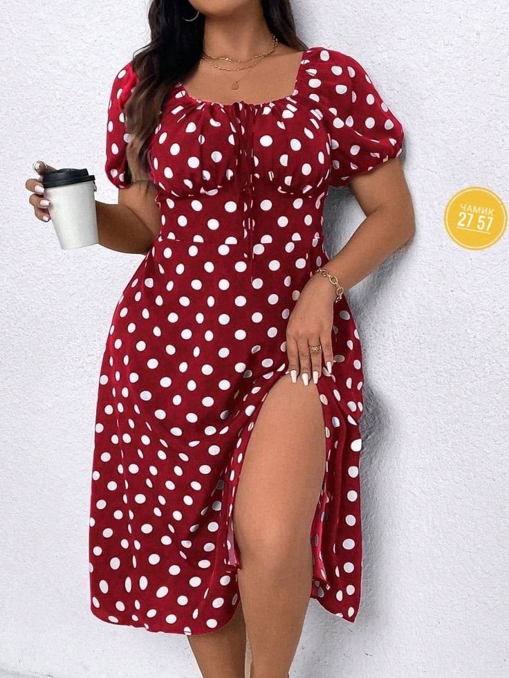 платье женское в горошек,женское платье в горох,платье туника,женские платья больших размеров,платья