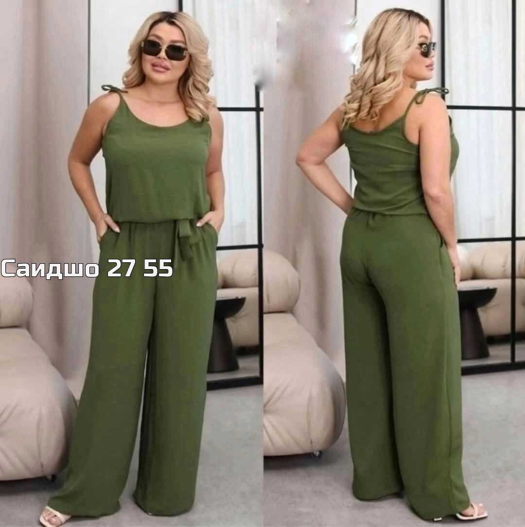 женские комбинезоны больших размеров,брючный комбинезон,костюм с брюками, комбинезон,комбинезон женский для полных