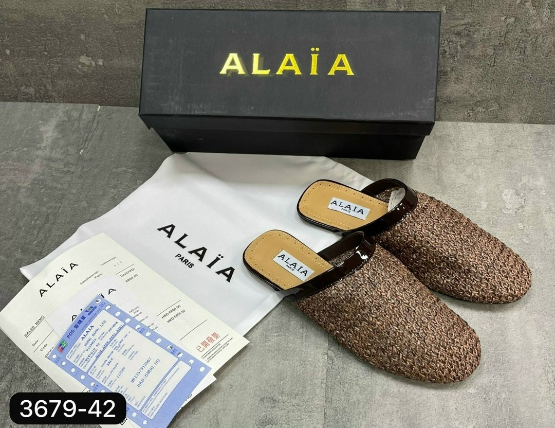,мюли alaia,мюли женские,alaia ,шлепанцы летние женские