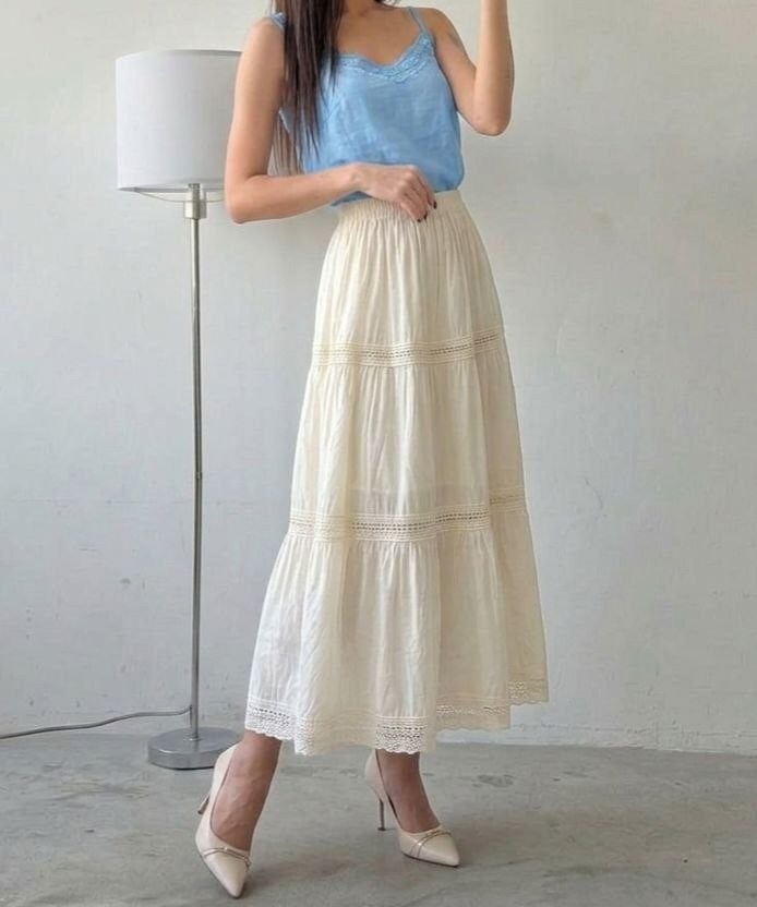 юбка с оборками,юбка,юбка летняя,кружевная юбка,юбка женская