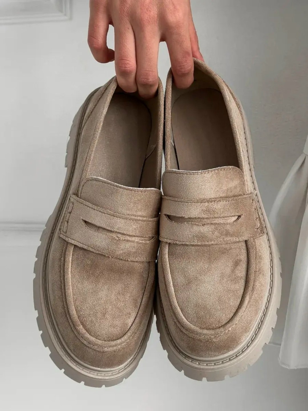 ,женские лоферы,замшевые лоферы на платформе,лоферы на платформе,лоферы