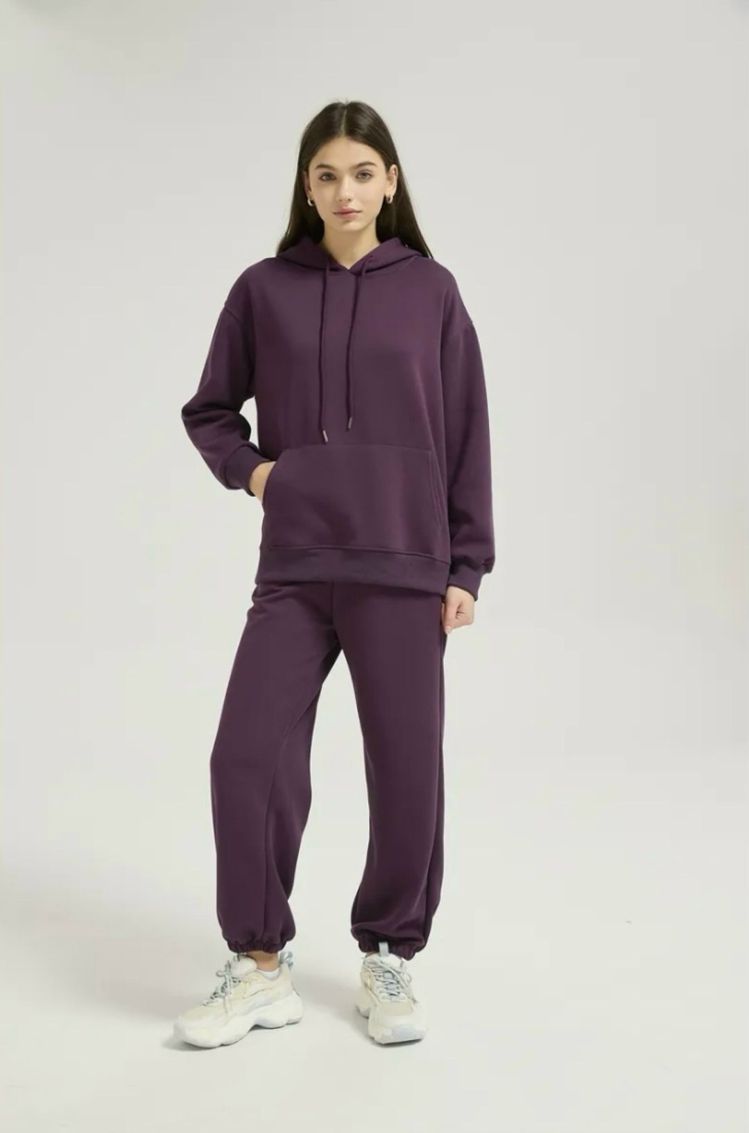 костюм женский на флисе,cпортивный костюм женский на флисе,костюм женский на флисе: толстовка и штаны арт. 1521996,костюм на флисе,плотные костюмы