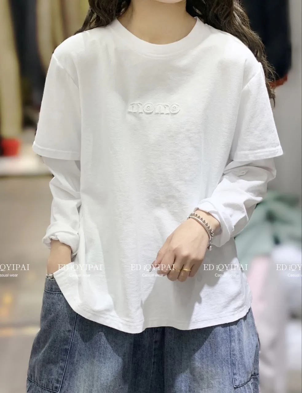 одежда модная,дизайн одежда,свитшот с двойным рукавом,джемпер,футболка в корейском стиле