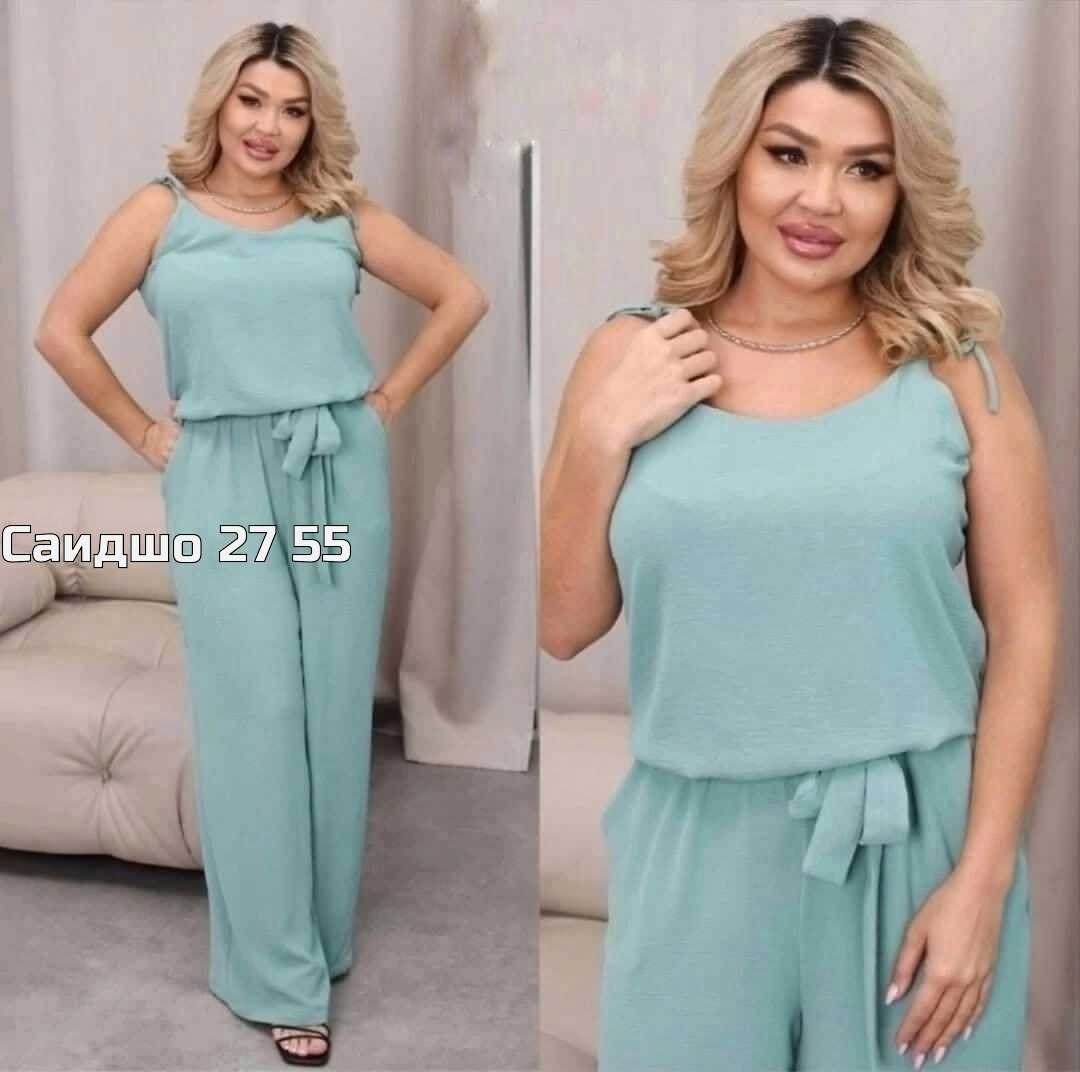 женские комбинезоны больших размеров,брючный комбинезон,костюм с брюками, комбинезон,комбинезон женский для полных