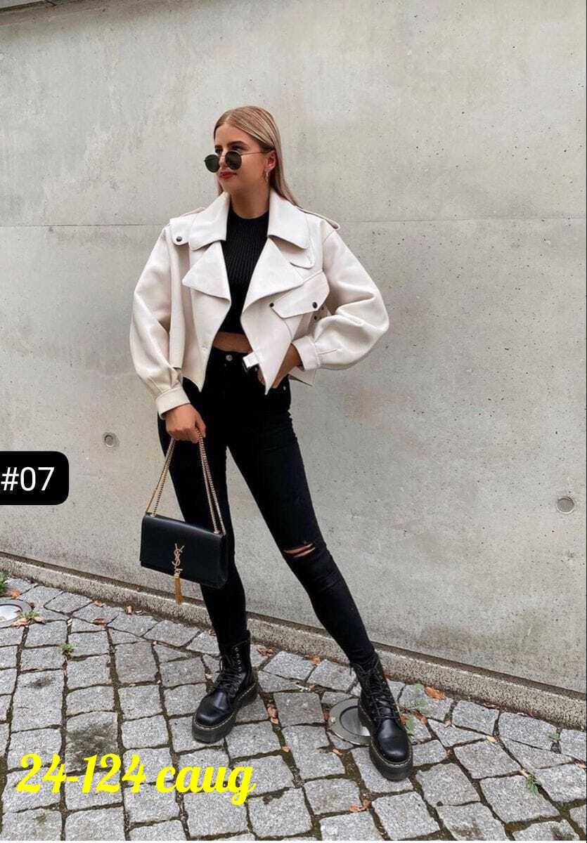 белая кожаная куртка,женская куртка из искусственной кожи,куртка косуха,кожаная куртка,модная женская куртка