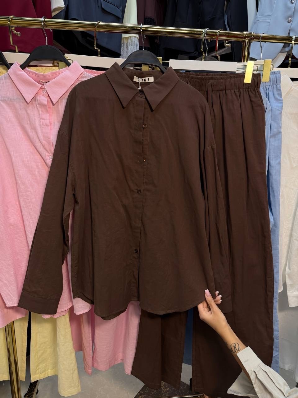 рубашка бежевая,,костюм женский,рубашка хлопок,костюм белый