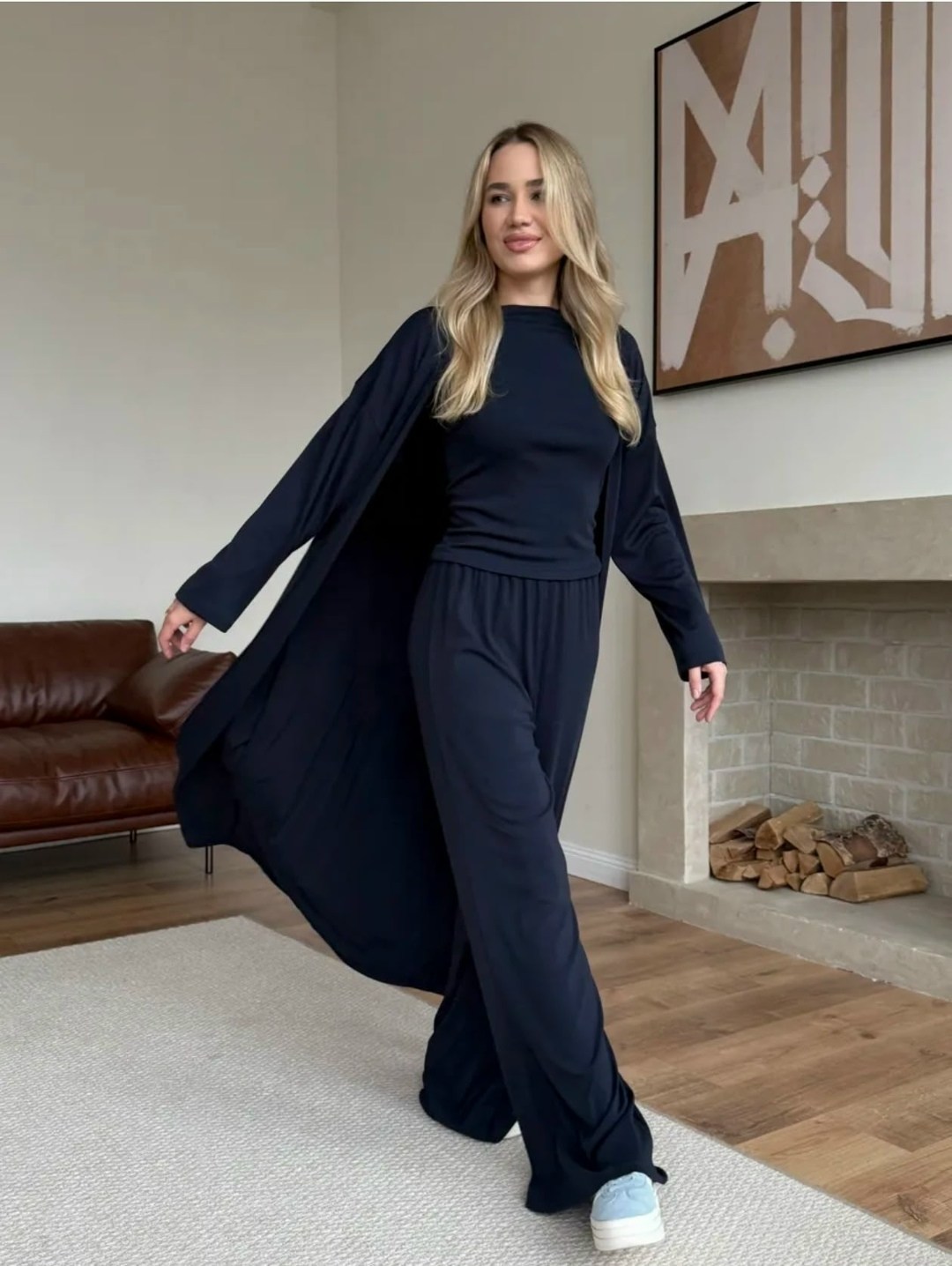 трикотажные костюмы,костюм женский,костюм с кардиганом,,блузка летучая мышь sahera rahmani