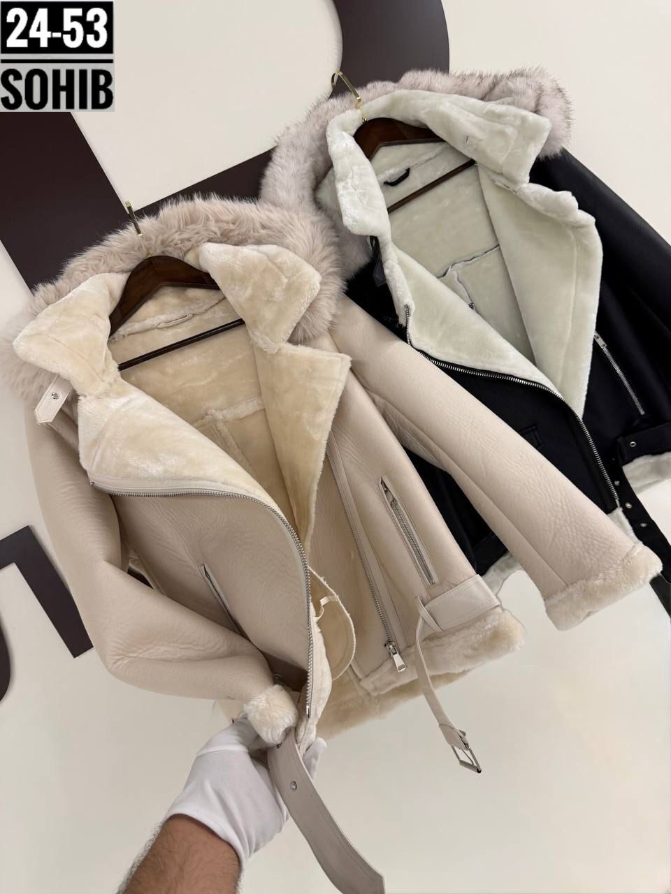 дубленка с капюшоном,комбинированная дубленка,молочная дубленка авиатор,дубленка авиатор,дубленка с песцом