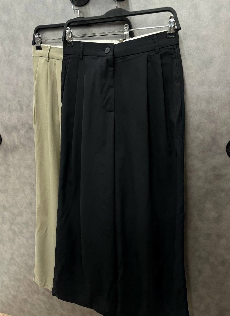 black high-waisted wide leg pants for summer,casual outfit,wide leg trousers outfit,модные образы,модные наряды