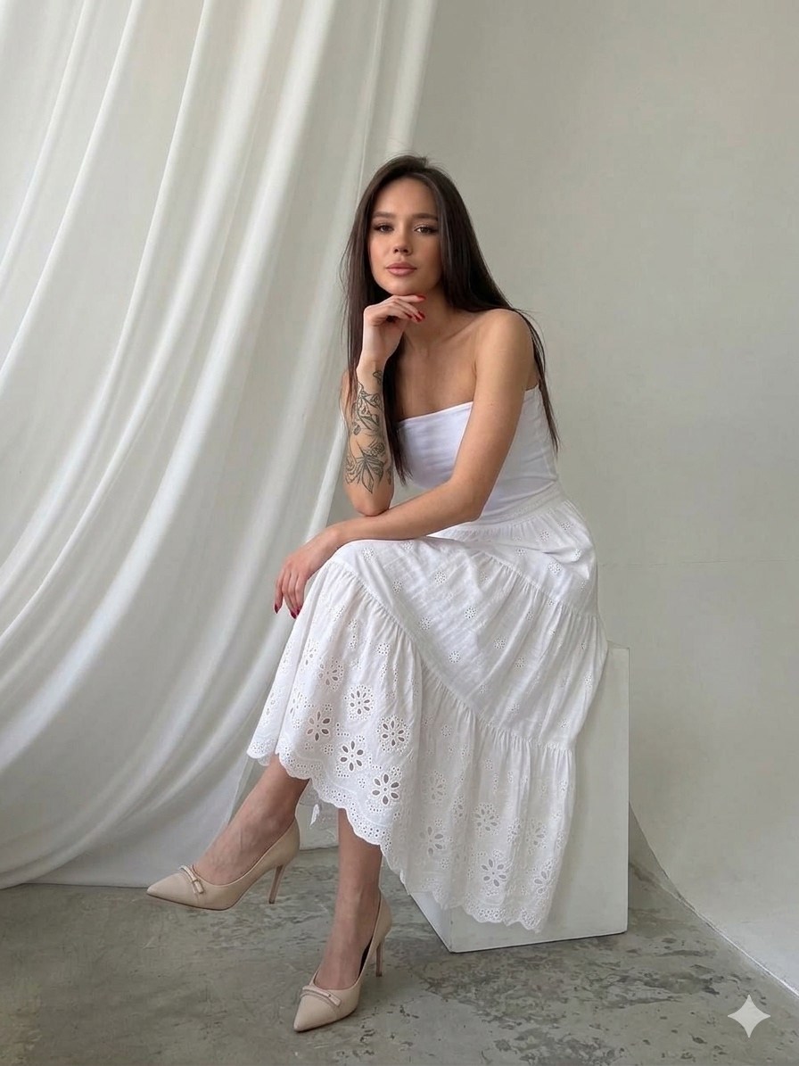 сарафан с кружевами,кружевной сарафан,белый сарафан,нарядное платье,сарафан
